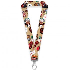 Lanyard personalizat Casino Fun